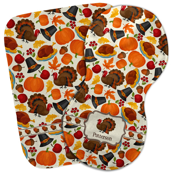 Custom Traditional Thanksgiving Burp Cloth (Personalized)