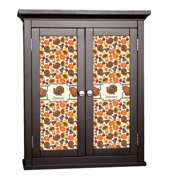 Custom Traditional Thanksgiving Cabinet Decal - XLarge (Personalized)