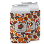 Traditional Thanksgiving Can Cooler (12 oz) w/ Name or Text
