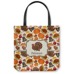 Traditional Thanksgiving Canvas Tote Bag - Large - 18"x18" (Personalized)