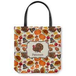 Traditional Thanksgiving Canvas Tote Bag (Personalized)