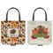 Traditional Thanksgiving Canvas Tote - Front and Back