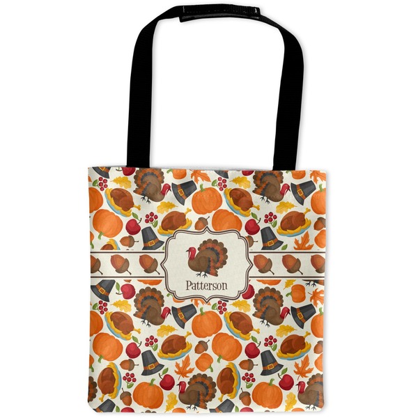 Custom Traditional Thanksgiving Auto Back Seat Organizer Bag (Personalized)