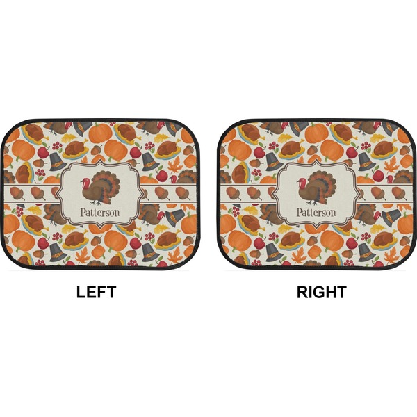 Traditional Thanksgiving Car Floor Mats (Back Seat) (Approval)