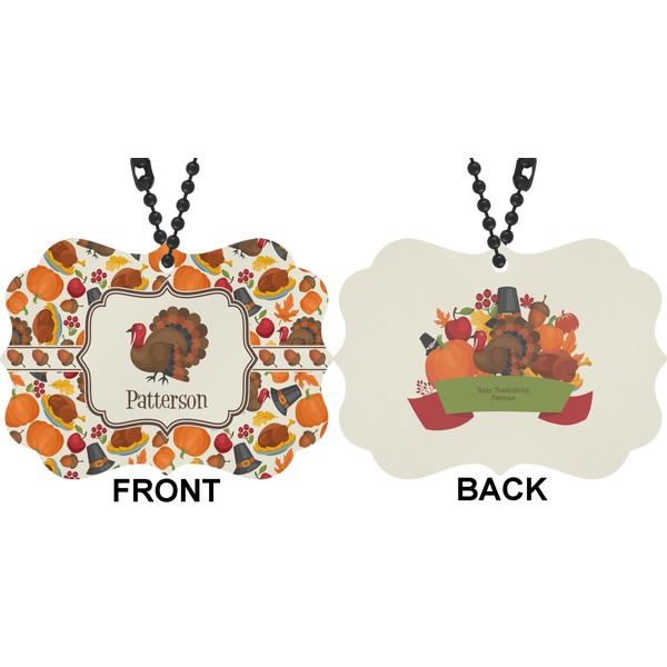 Traditional Thanksgiving Car Ornament (Approval)