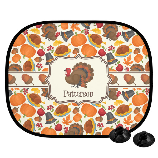 Custom Traditional Thanksgiving Car Side Window Sun Shade (Personalized)