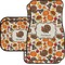 Traditional Thanksgiving Car Floor Mats Set - 2 Front & 2 Back (Personalized)