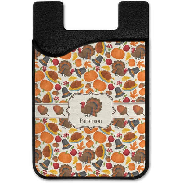 Traditional Thanksgiving Cell Phone Credit Card Holder