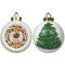 Traditional Thanksgiving Ceramic Christmas Ornament - X-Mas Tree (APPROVAL)