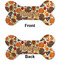 Traditional Thanksgiving Ceramic Flat Ornament - Bone Front & Back (APPROVAL)