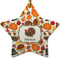 Traditional Thanksgiving Ceramic Flat Ornament - Star (Front)