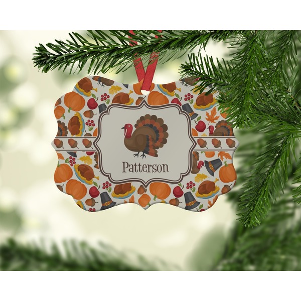 Traditional Thanksgiving Christmas Ornament (On Tree)