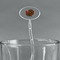Traditional Thanksgiving Clear Plastic 7" Stir Stick - Oval - Main