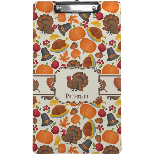 Custom Traditional Thanksgiving Clipboard (Legal Size) (Personalized)