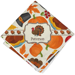 Traditional Thanksgiving Cloth Napkin w/ Name or Text