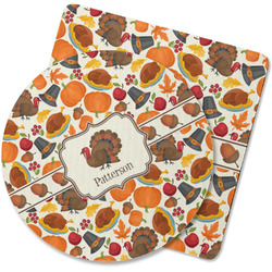 Traditional Thanksgiving Rubber Backed Coaster (Personalized)