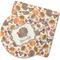 Traditional Thanksgiving Rubber Backed Coaster (Personalized)