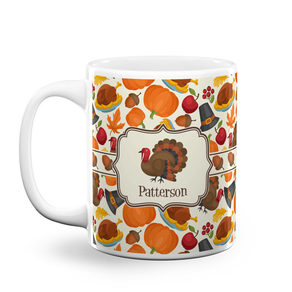 Custom Traditional Thanksgiving Coffee Mug (Personalized)