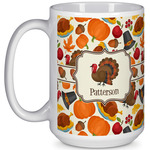 Traditional Thanksgiving 15 Oz Coffee Mug - White (Personalized)