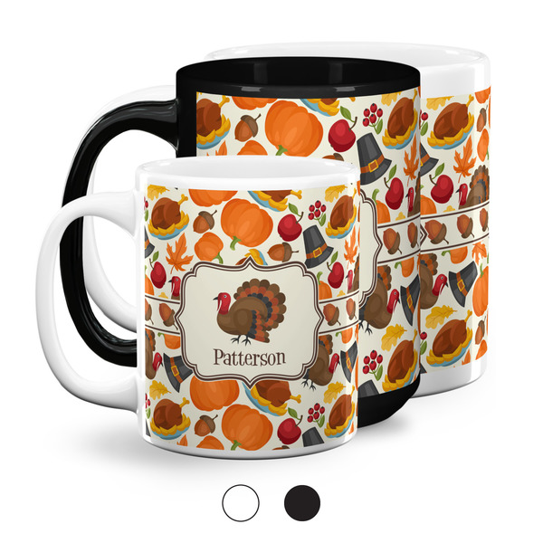 Traditional Thanksgiving Coffee Mugs Main