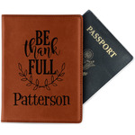Traditional Thanksgiving Passport Holder - Faux Leather (Personalized)
