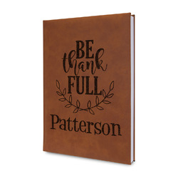 Traditional Thanksgiving Leatherette Journal - Single Sided (Personalized)