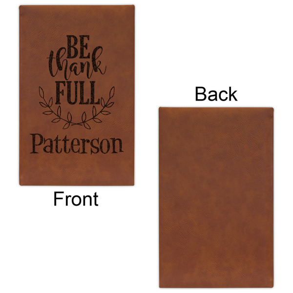 Traditional Thanksgiving Cognac Leatherette Journal - Single Sided - Apvl