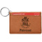 Traditional Thanksgiving Leatherette Keychain ID Holder (Personalized)