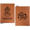 Traditional Thanksgiving Cognac Leatherette Portfolios with Notepad - Large - Double Sided - Apvl