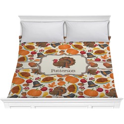 Traditional Thanksgiving Comforter - King (Personalized)