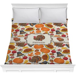 Traditional Thanksgiving Comforter - Full / Queen (Personalized)