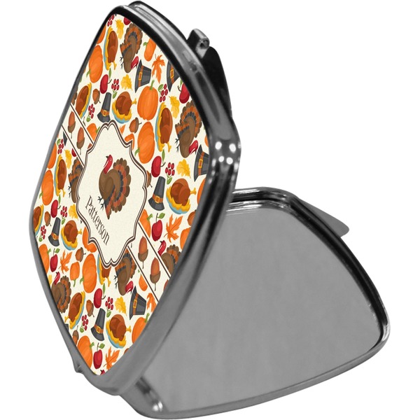 Traditional Thanksgiving Compact Mirror (Side View)