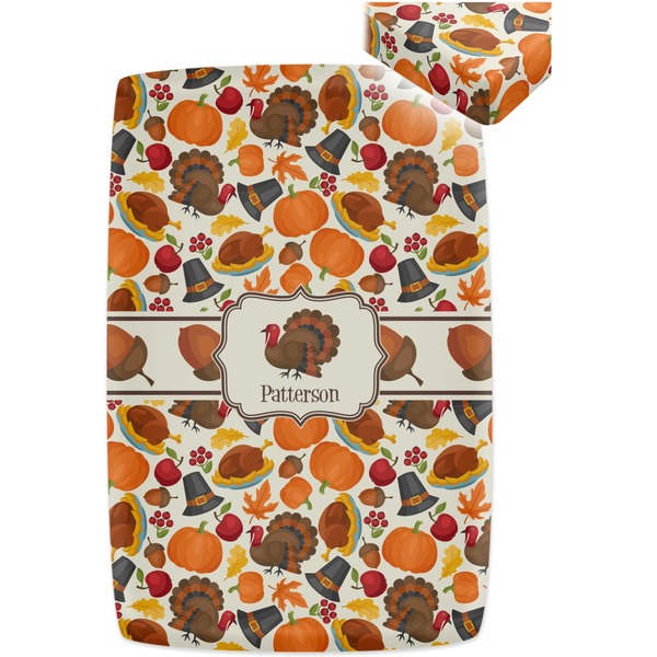 Traditional Thanksgiving Crib Fitted Sheet - Apvl