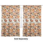 Traditional Thanksgiving Curtain Panel - Custom Size