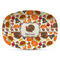 Traditional Thanksgiving Microwave & Dishwasher Safe CP Plastic Platter - Main