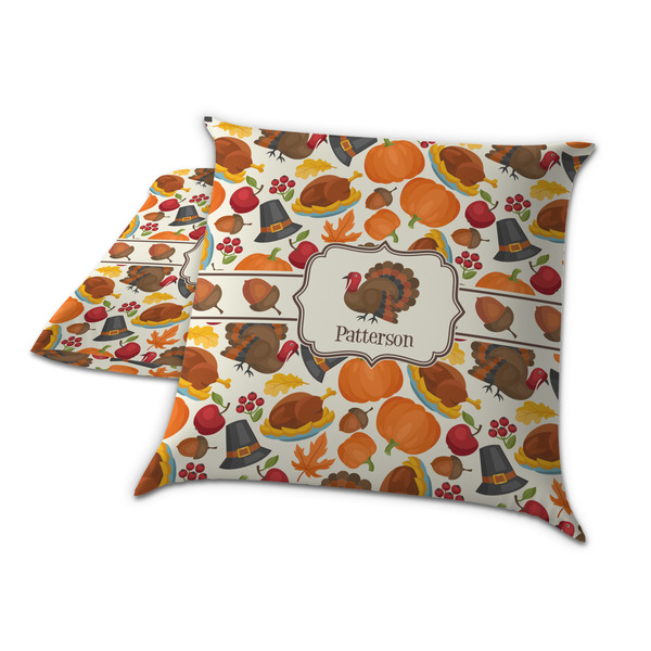 Traditional Thanksgiving Decorative Pillow Case - TWO