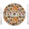Traditional Thanksgiving 10" Glass Lunch / Dinner Plates - Single or Set (Personalized)
