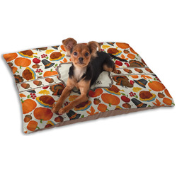 Traditional Thanksgiving Dog Bed - Small w/ Name or Text