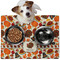 Traditional Thanksgiving Dog Food Mat - Medium LIFESTYLE