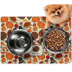Traditional Thanksgiving Dog Food Mat - Small w/ Name or Text