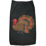 Traditional Thanksgiving Black Pet Shirt (Personalized)