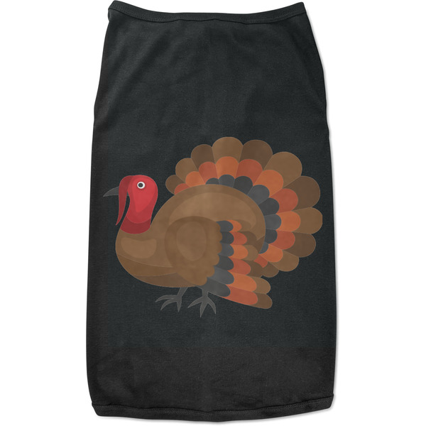 Custom Traditional Thanksgiving Black Pet Shirt - M