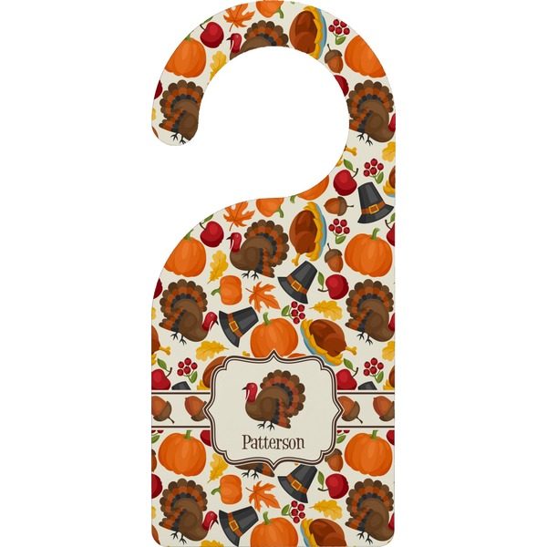 Custom Traditional Thanksgiving Door Hanger (Personalized)