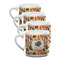 Traditional Thanksgiving Double Shot Espresso Mugs - Set of 4 Front