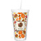 Traditional Thanksgiving Double Wall Tumbler with Straw (Personalized)