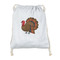Traditional Thanksgiving Drawstring Backpacks - Sweatshirt Fleece - Double Sided - FRONT