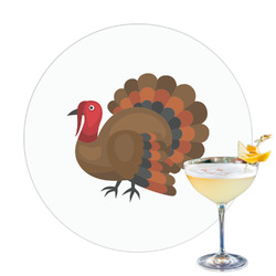 Traditional Thanksgiving Printed Drink Topper - 3.25"