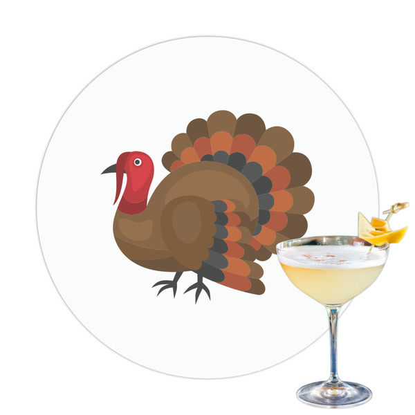 Custom Traditional Thanksgiving Printed Drink Topper