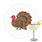 Traditional Thanksgiving Drink Topper - Large - Single with Drink