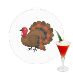 Traditional Thanksgiving Printed Drink Topper -  2.5"